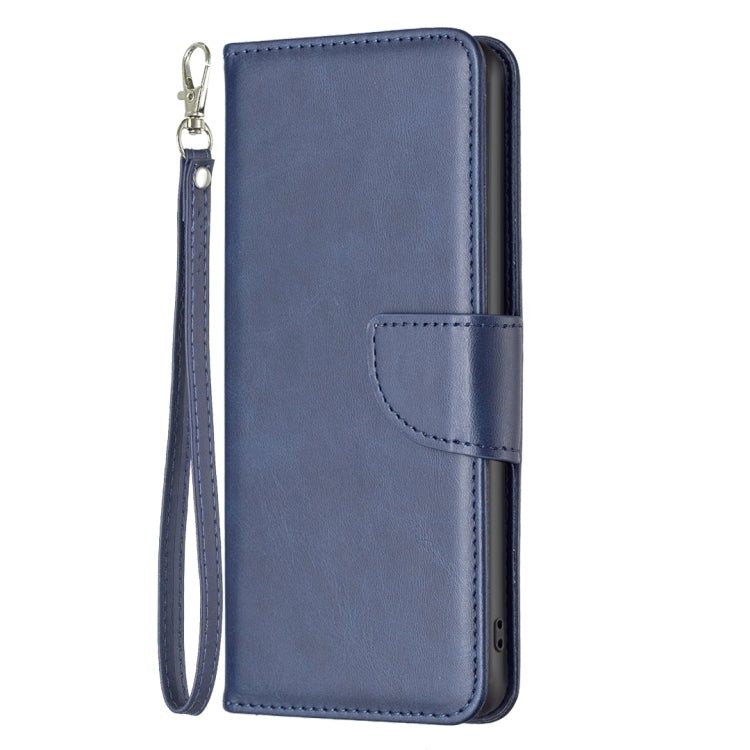 LAMBSKIN Knižkové puzdro pre Motorola Moto G42 - modré