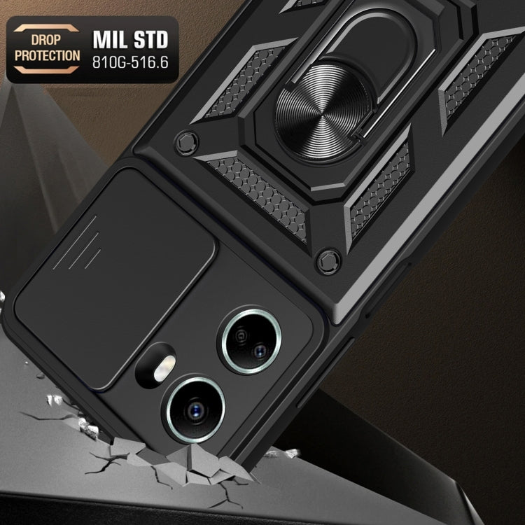 SLIDING ARMOR Tvrdený kryt pre Huawei nova 10 SE - sivý