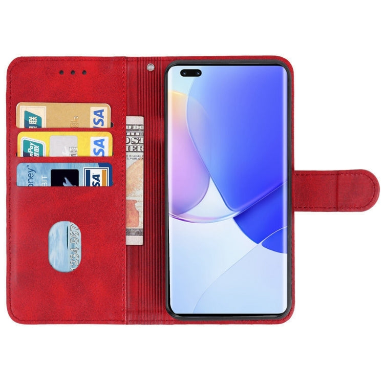SOLID Knižkové puzdro pre Huawei Nova 9 SE - červené