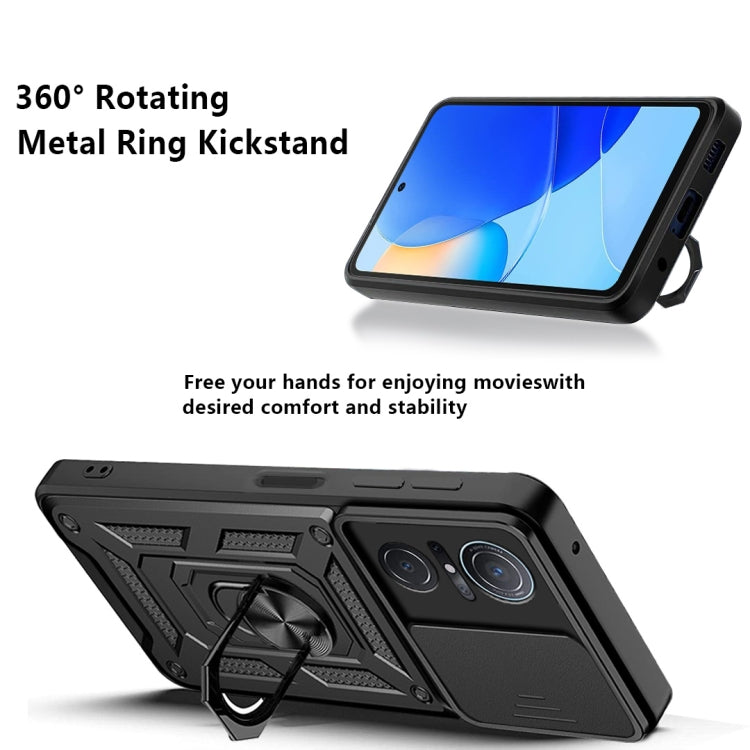 SLIDING ARMOR Tvrdený kryt pre Huawei Nova 9 SE - zlatý