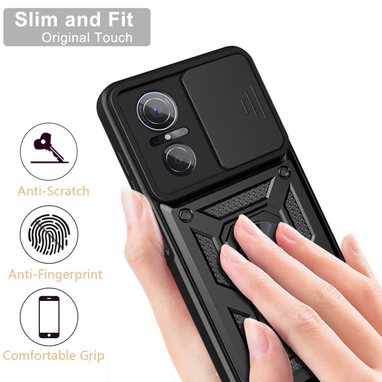 SLIDING ARMOR Tvrdený kryt pre Huawei Nova 9 SE - zlatý