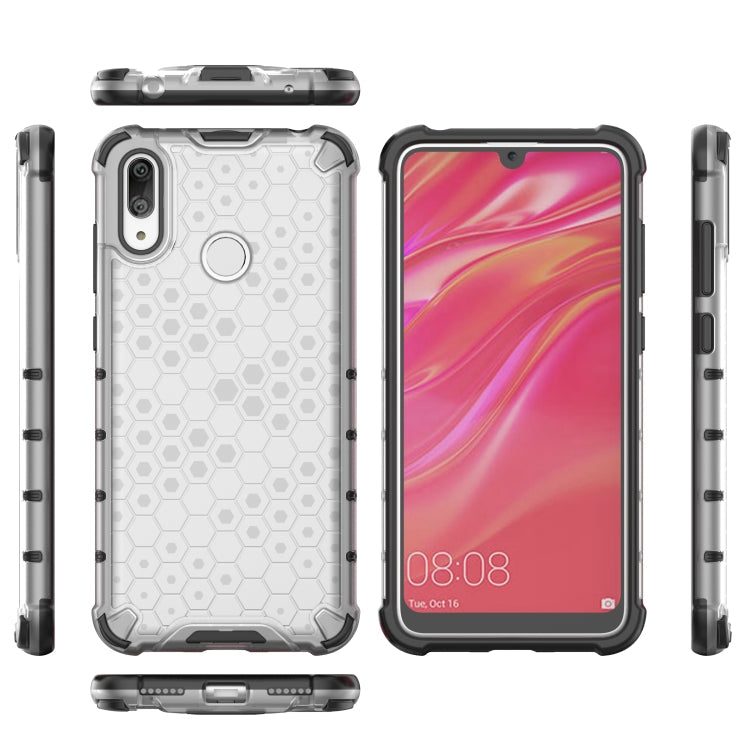 HONEYCOMB Tvrdený kryt pre Huawei Y7 2019 / Y7 Prime 2019 - modrý
