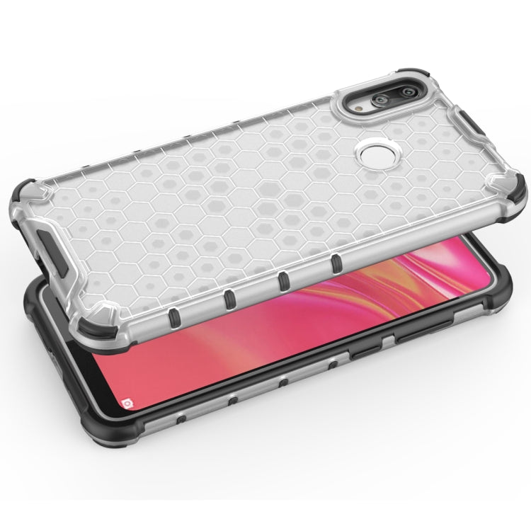 HONEYCOMB Tvrdený kryt pre Huawei Y7 2019 / Y7 Prime 2019 - sivý