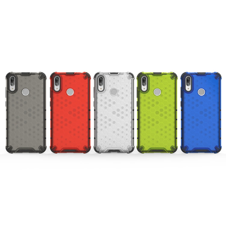 HONEYCOMB Tvrdený kryt pre Huawei Y7 2019 / Y7 Prime 2019 - sivý
