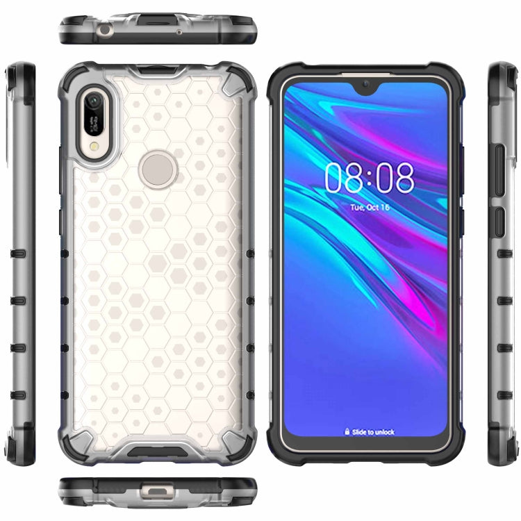 HONEYCOMB Tvrdený kryt pre Huawei Y6 2019 / Y6S 2019 - biely