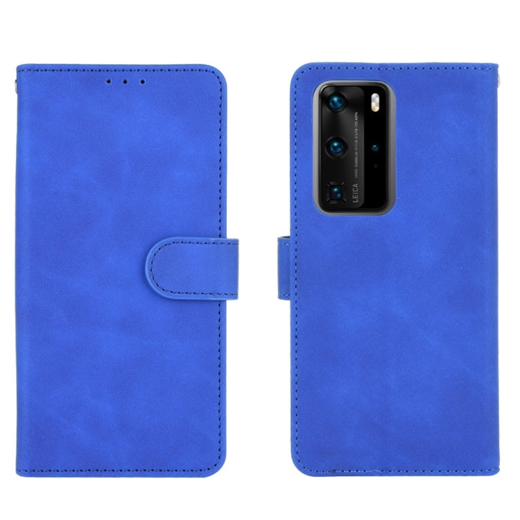 SOLID Knižkové puzdro pre Huawei P40 Pro - modré