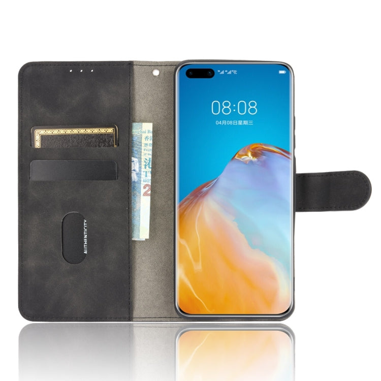 SOLID Knižkové puzdro pre Huawei P40 Pro - čierne