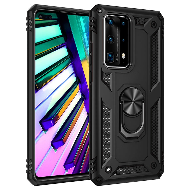RING ARMOR Tvrdený kryt pre Huawei P40 Pro - čierny