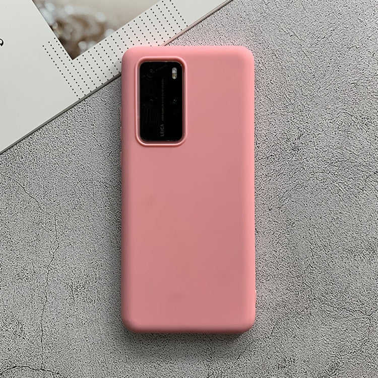 MATT Silikónový obal pre Huawei P40 Pro - ružový