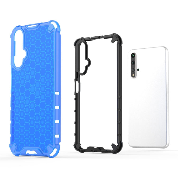 HONEYCOMB Tvrdený kryt pre Huawei Nova 5T / Honor 20 - modrý