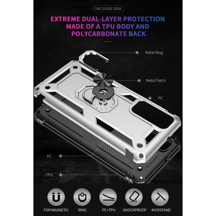 RING ARMOR Tvrdený kryt pre Huawei P Smart 2021 - sivý