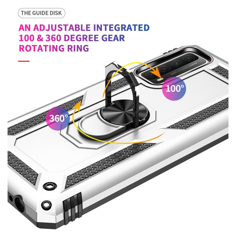 RING ARMOR Tvrdený kryt pre Huawei P Smart 2021 - sivý