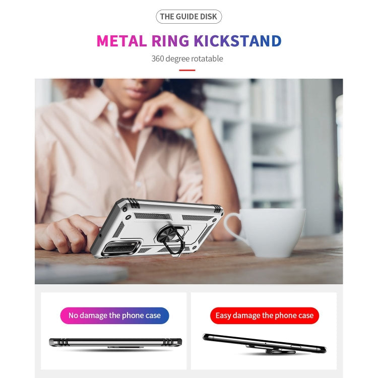 RING ARMOR Tvrdený kryt pre Huawei P Smart 2021 - sivý