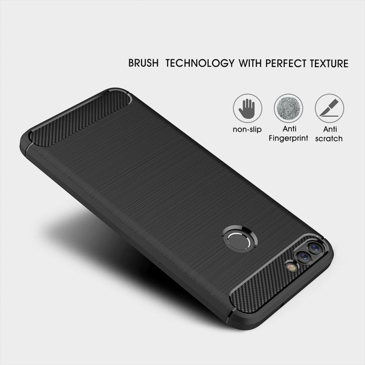 CARBON Zadný obal pre Huawei P Smart - čierny