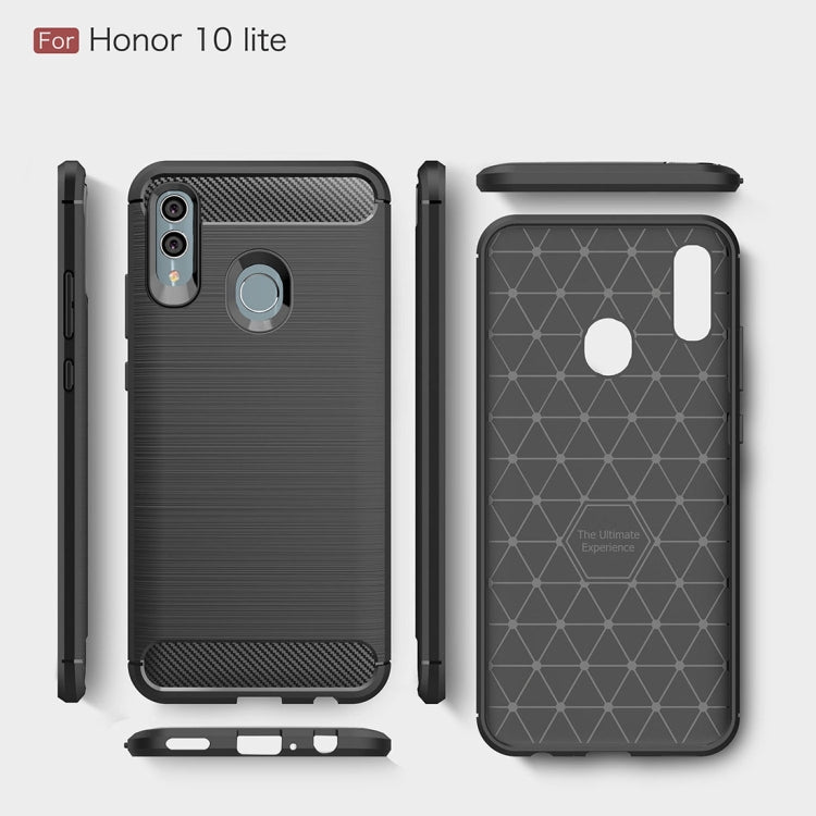 CARBON Zadný obal pre Huawei P Smart 2019 / Honor 10 Lite - modrý