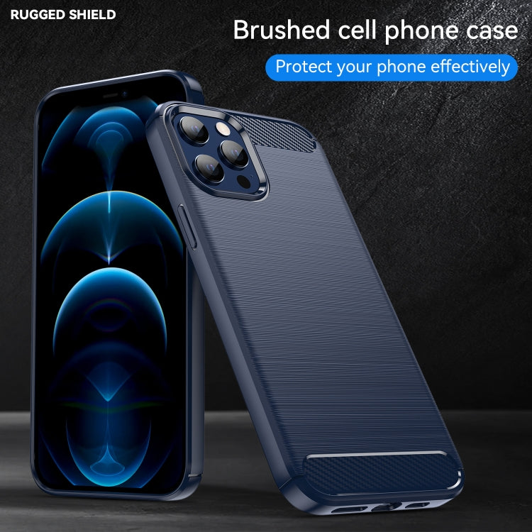 CARBON Zadný obal pre Apple iPhone 12 Pro Max - modrý