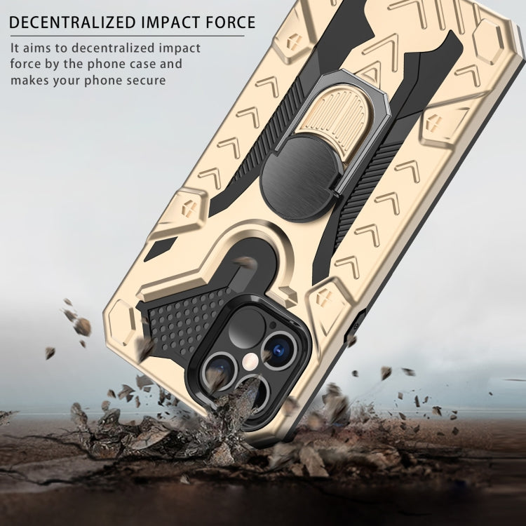 HOLDER ARMOR Tvrdený kryt pre Apple iPhone 12 Pro Max - zlatý