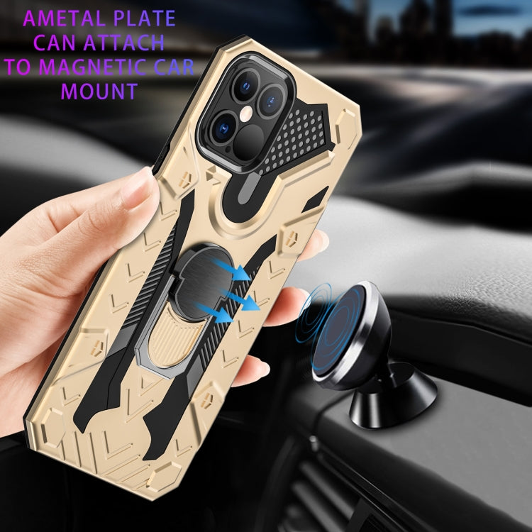 HOLDER ARMOR Tvrdený kryt pre Apple iPhone 12 Pro Max - zlatý