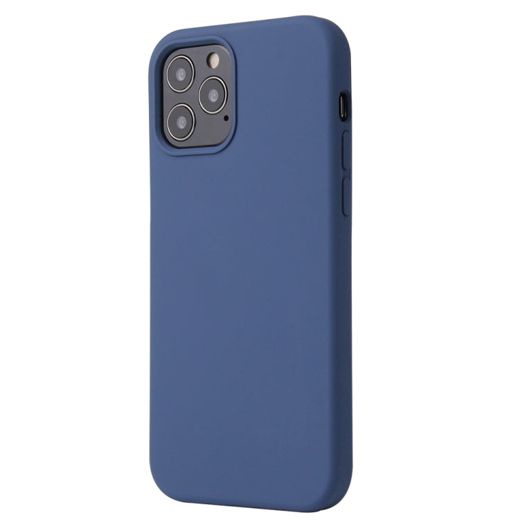 MATT Silikónový obal pre Apple iPhone 12 Pro Max - modrý