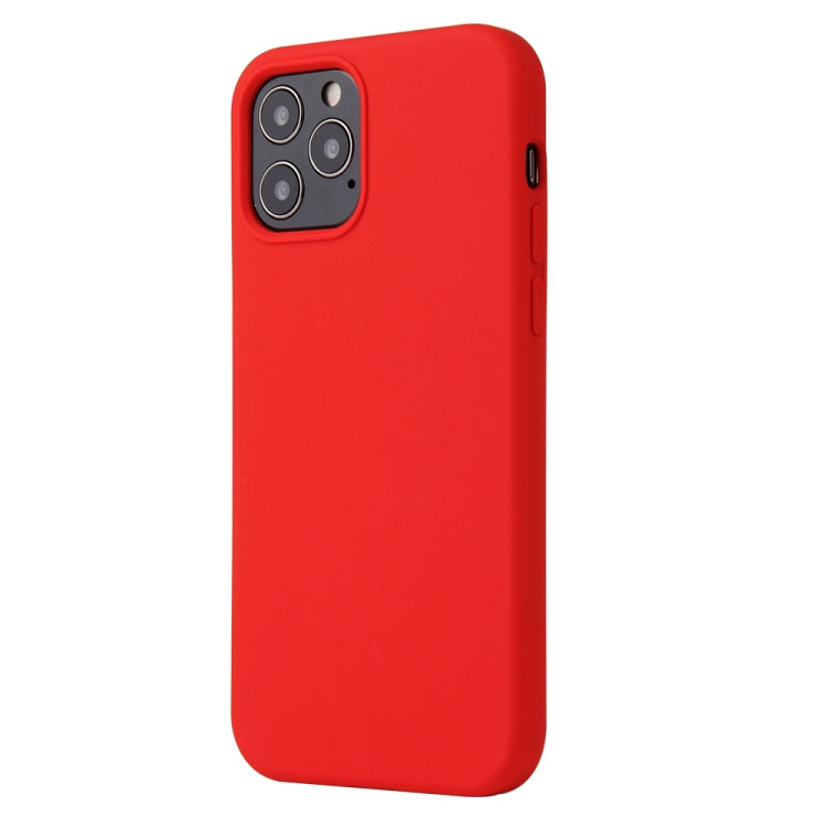 MATT Silikónový obal pre Apple iPhone 12 Pro Max - červený