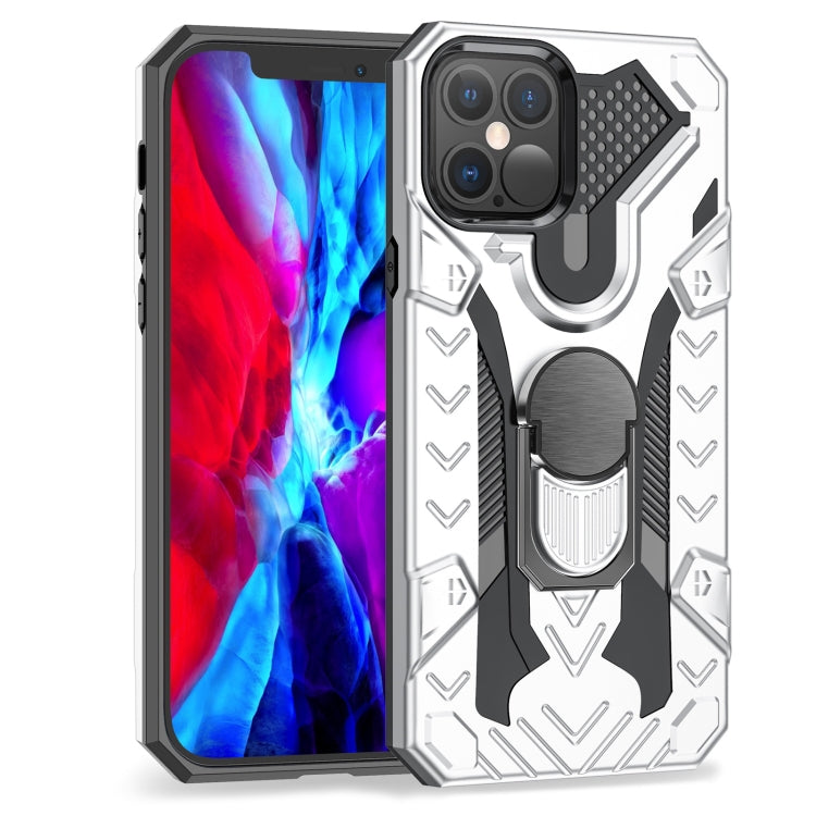 HOLDER ARMOR Tvrdený kryt pre Apple iPhone 12 / iPhone 12 Pro - silver