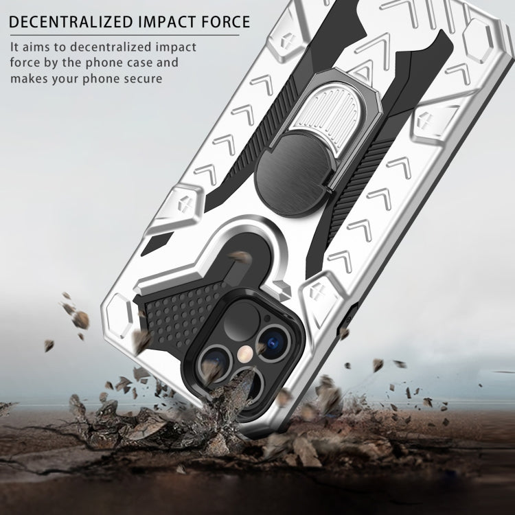 HOLDER ARMOR Tvrdený kryt pre Apple iPhone 12 / iPhone 12 Pro - silver