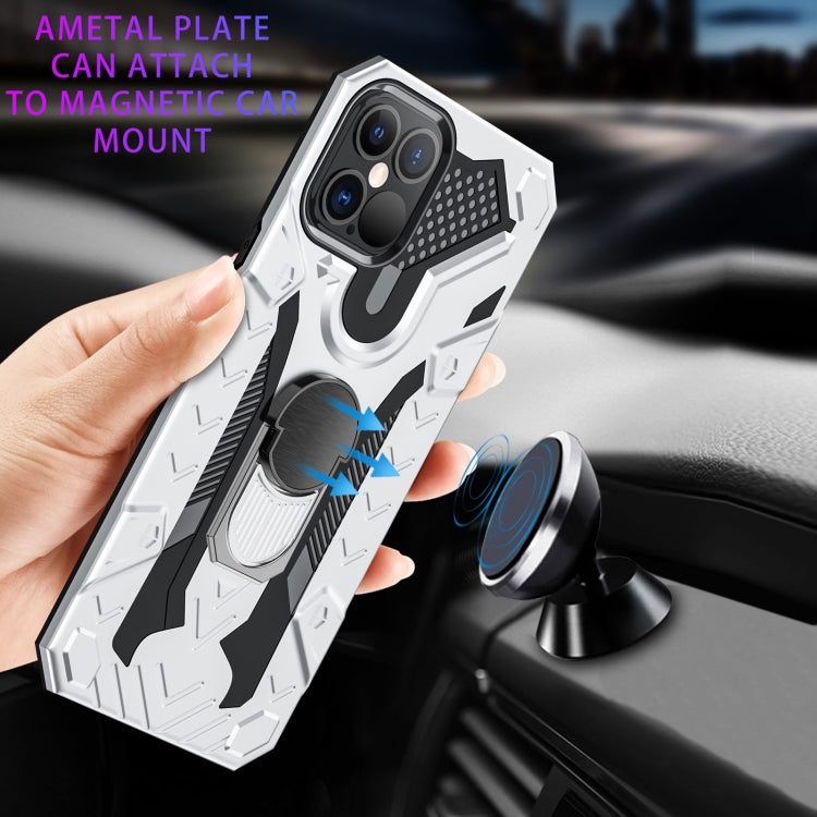 HOLDER ARMOR Tvrdený kryt pre Apple iPhone 12 / iPhone 12 Pro - silver