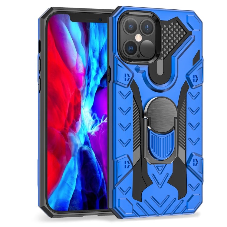 HOLDER ARMOR Tvrdený kryt pre Apple iPhone 12 / iPhone 12 Pro - modrý