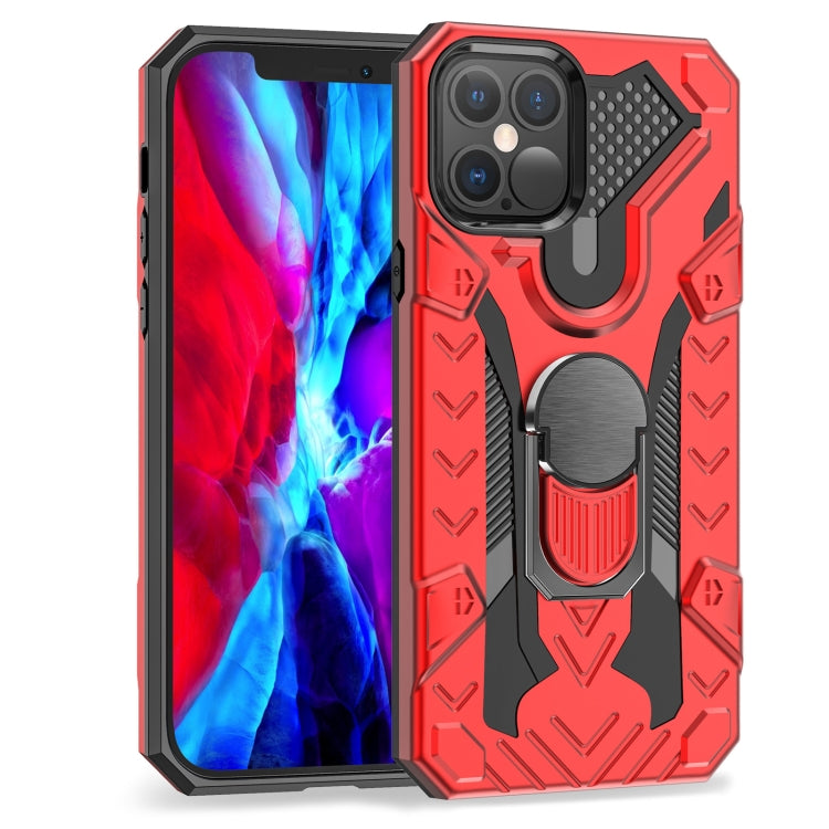 HOLDER ARMOR Tvrdený kryt pre Apple iPhone 12 / iPhone 12 Pro - červený