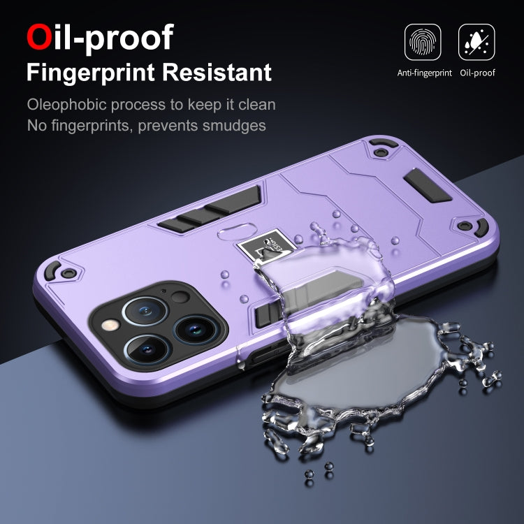HOLDER ARMOR Tvrdený kryt pre Apple iPhone 13 Pro Max - fialový