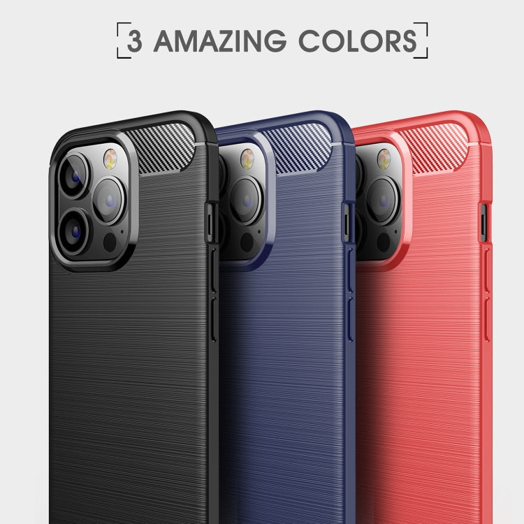 CARBON Zadný obal pre Apple iPhone 13 Pro Max - modrý