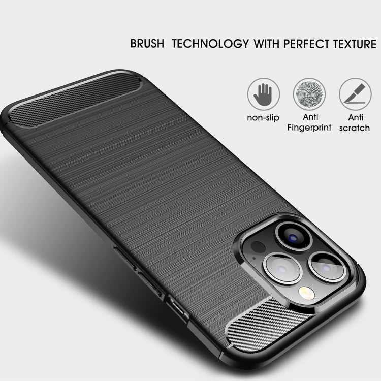 CARBON Zadný obal pre Apple iPhone 13 Pro - modrý