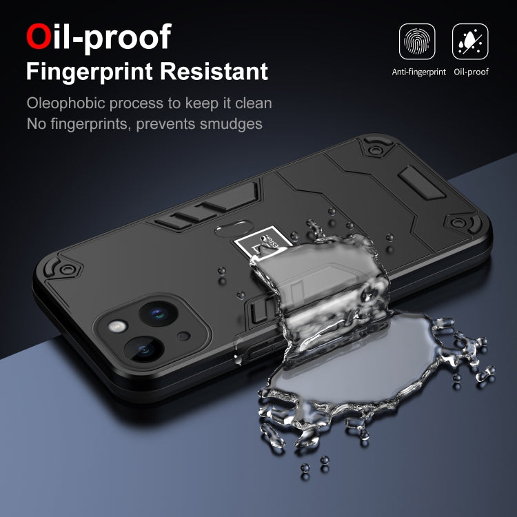 HOLDER ARMOR Tvrdený kryt pre Apple iPhone 14 - čierny