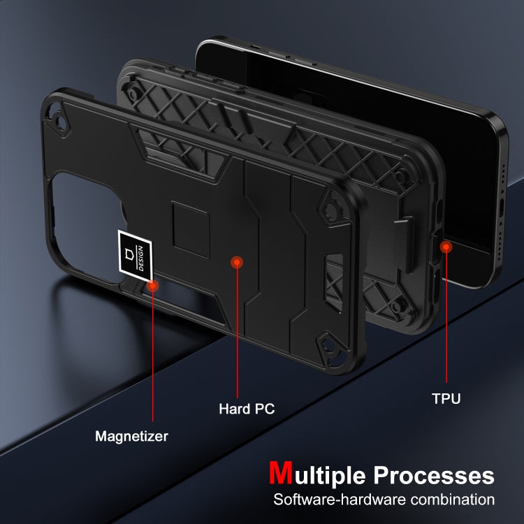 HOLDER ARMOR Tvrdený kryt pre Apple iPhone 14 - čierny