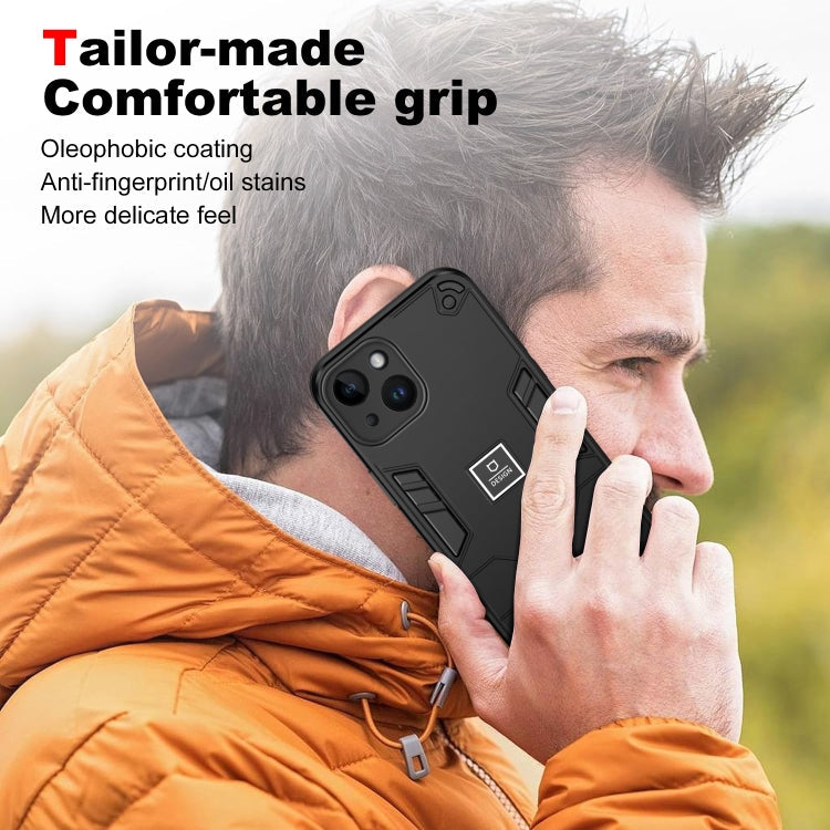 HOLDER ARMOR Tvrdený kryt pre Apple iPhone 14 - čierny