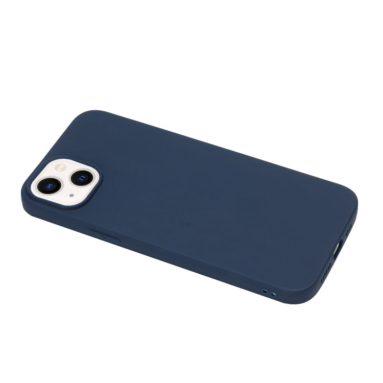MATT Silikónový obal pre Apple iPhone 14 - modrý