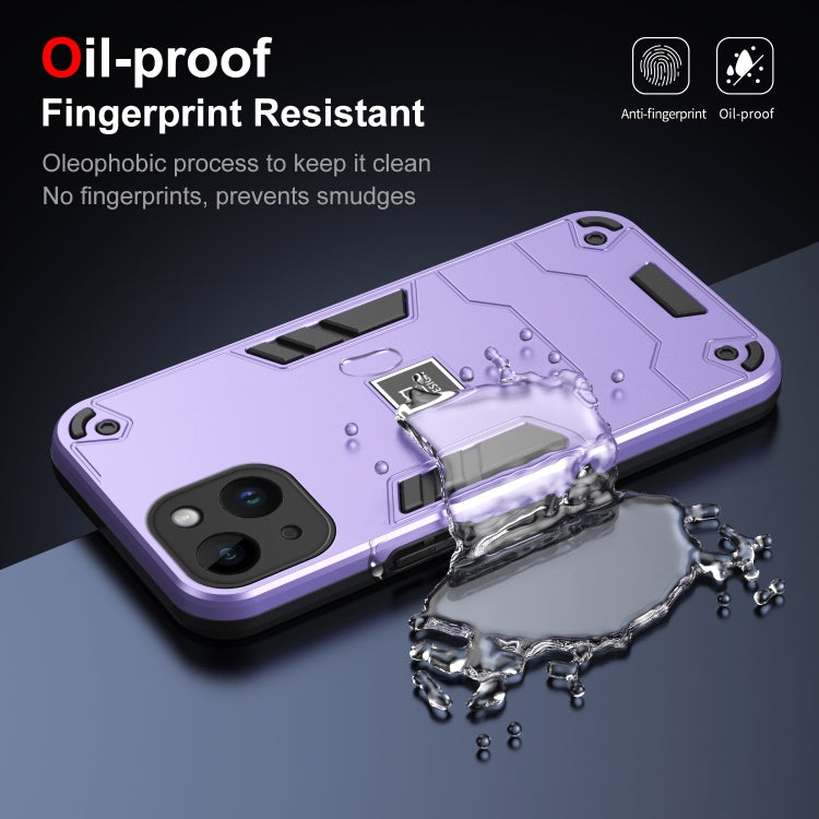 HOLDER ARMOR Tvrdený kryt pre Apple iPhone 14 Plus - fialový