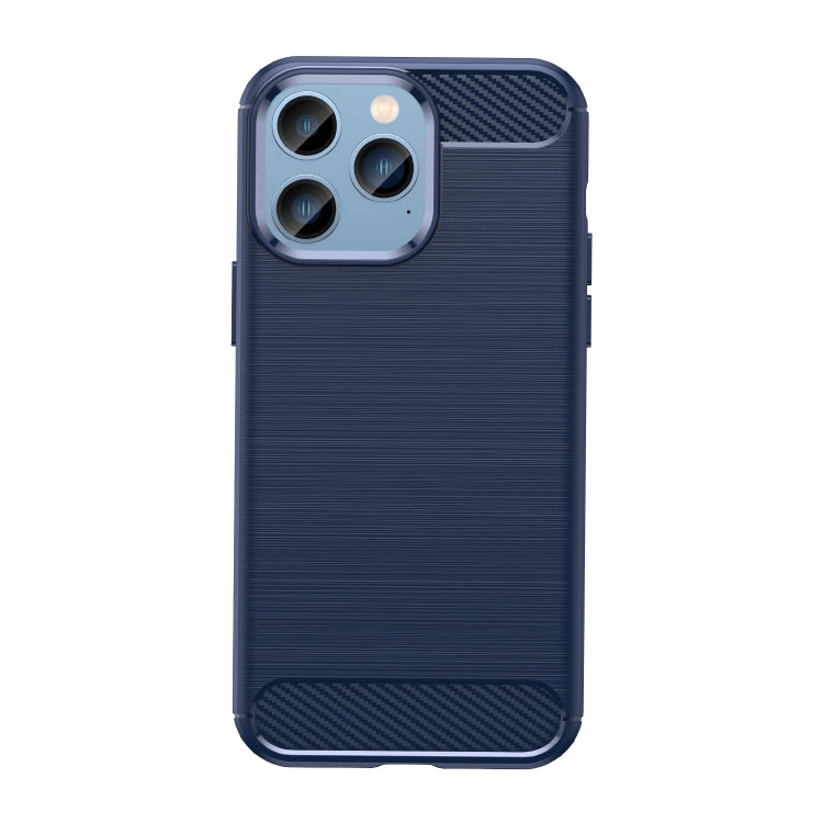 CARBON Zadný obal pre Apple iPhone 14 Pro - modrý