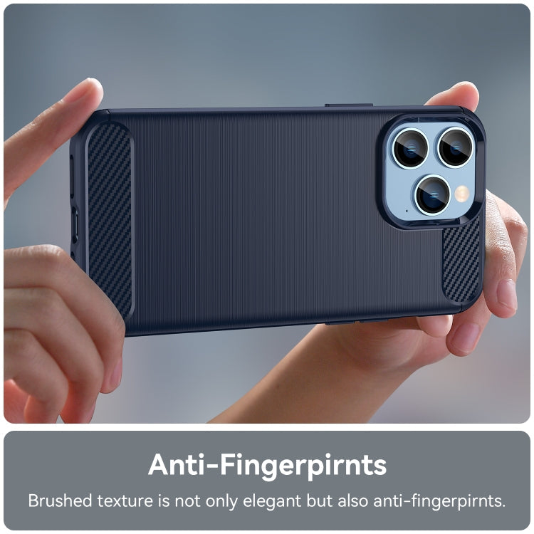 CARBON Zadný obal pre Apple iPhone 14 Pro - modrý