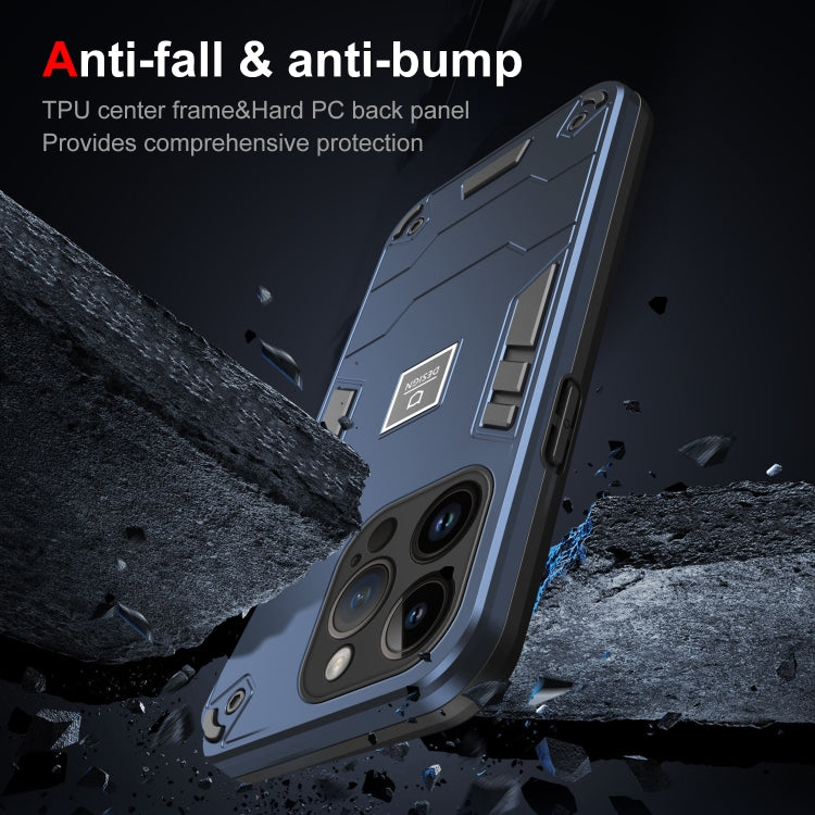 HOLDER ARMOR Tvrdený kryt pre Apple iPhone 14 Pro Max - modrý