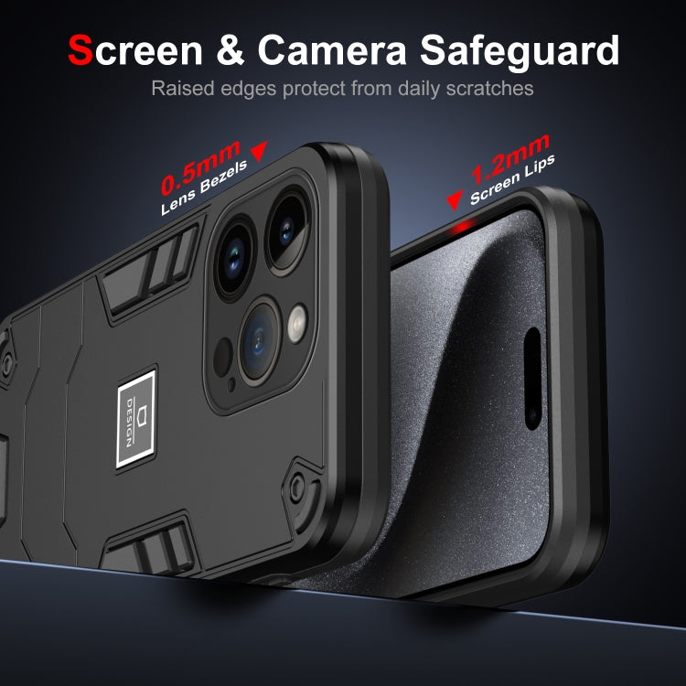 HOLDER ARMOR Tvrdený kryt pre Apple iPhone 14 Pro Max - čierny