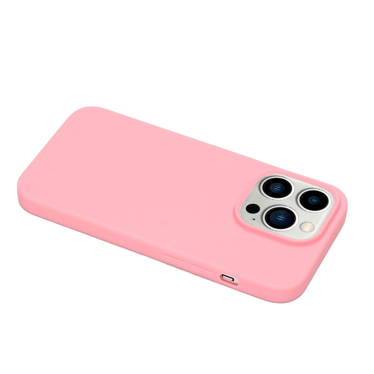 MATT Silikónový obal pre Apple iPhone 14 Pro Max - ružový