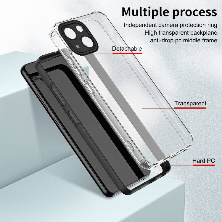 FRAME Zadný kryt pre Apple iPhone 15 - čierny