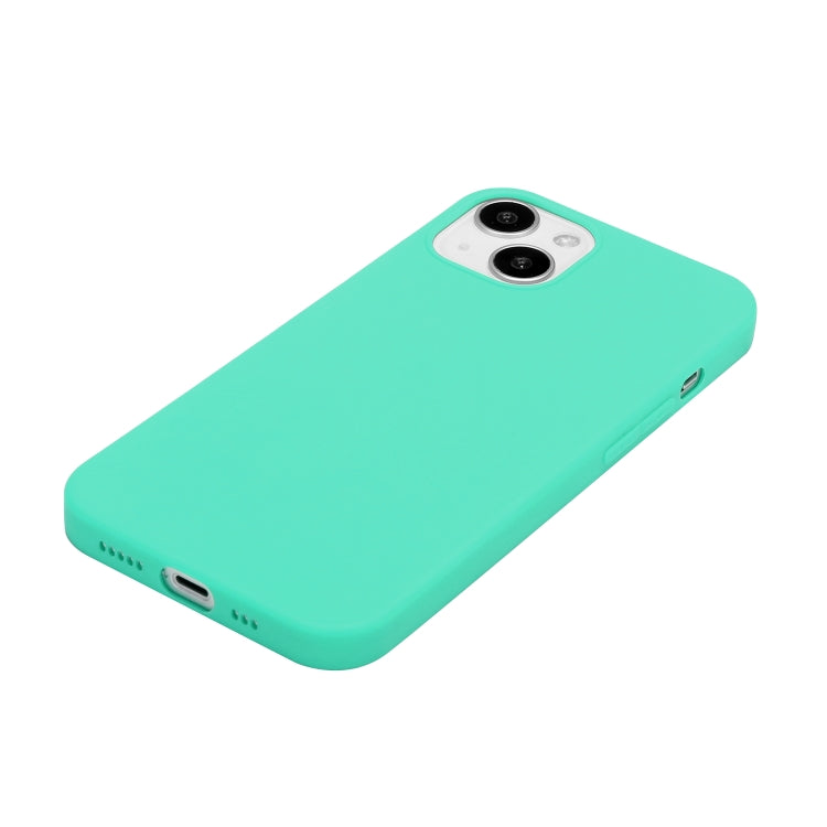 MATT Silikónový obal pre Apple iPhone 15 - mentolový