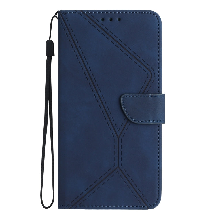 STITCHING Knižkové puzdro pre Apple iPhone 15 Plus - modré
