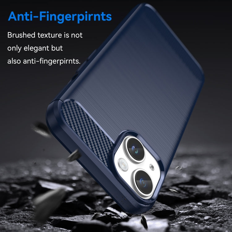 CARBON Zadný obal pre Apple iPhone 15 Plus - modrý