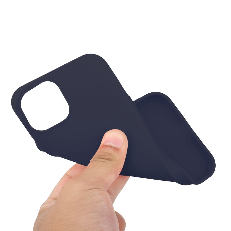 MATT Silikónový obal pre Apple iPhone 15 Plus - modrý