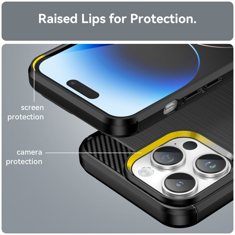CARBON Zadný obal pre Apple iPhone 15 Pro Max - čierny