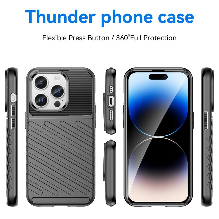 THUNDER Ochranný kryt pre Apple iPhone 15 Pro Max - čierny