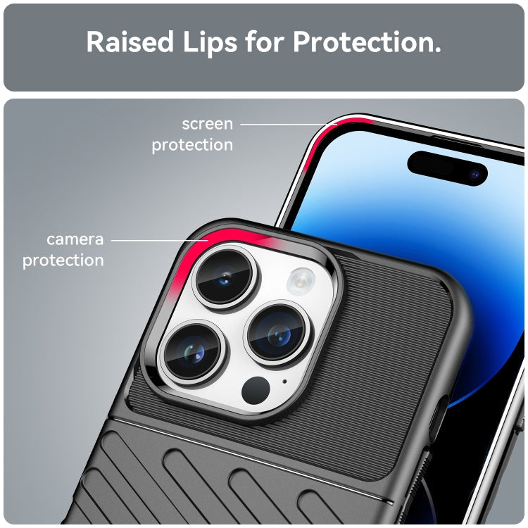 THUNDER Ochranný kryt pre Apple iPhone 15 Pro Max - čierny
